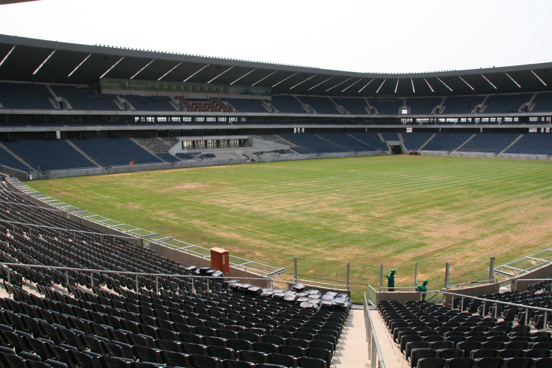 Inside Orlando Stadium in Soweto, the home of Orlando Pirates